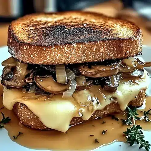 Swiss Mushroom Melt Sandwich