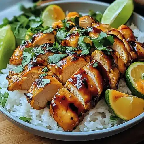 Spicy Maple Chicken & Coconut Rice