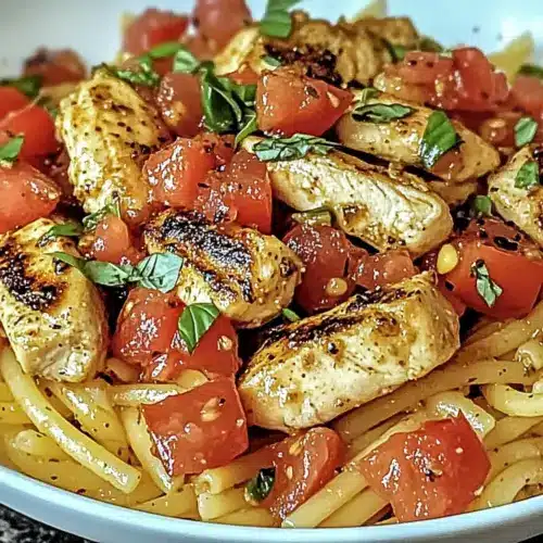 Bruschetta Chicken Pasta