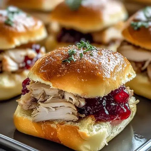 Turkey Cranberry Sliders
