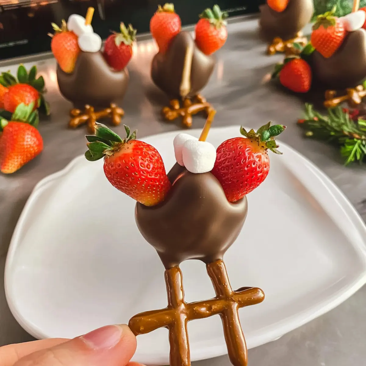Chocolate Covered Strawberry Turkeys
