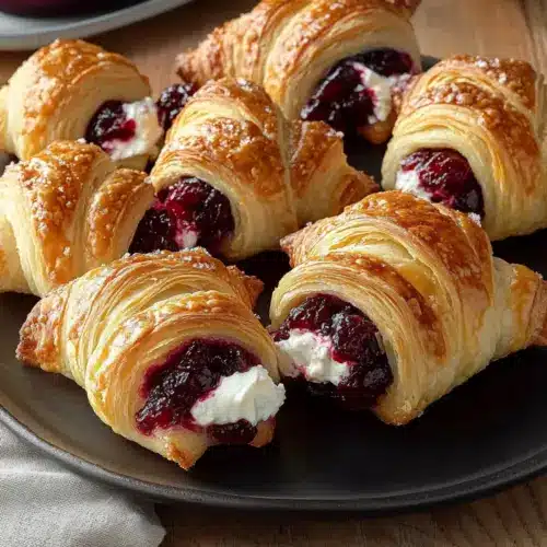 Cranberry Cream Cheese Crescent Bites