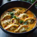 Coconut Curry Soup With Dumplings