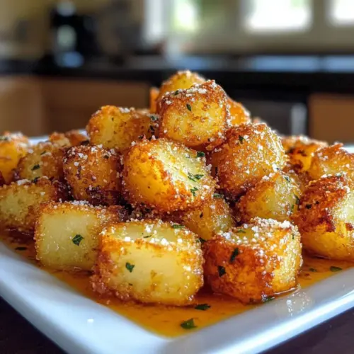 Amazing Crispy Parmesan Crusted Potatoes Done in 30 Min Flat