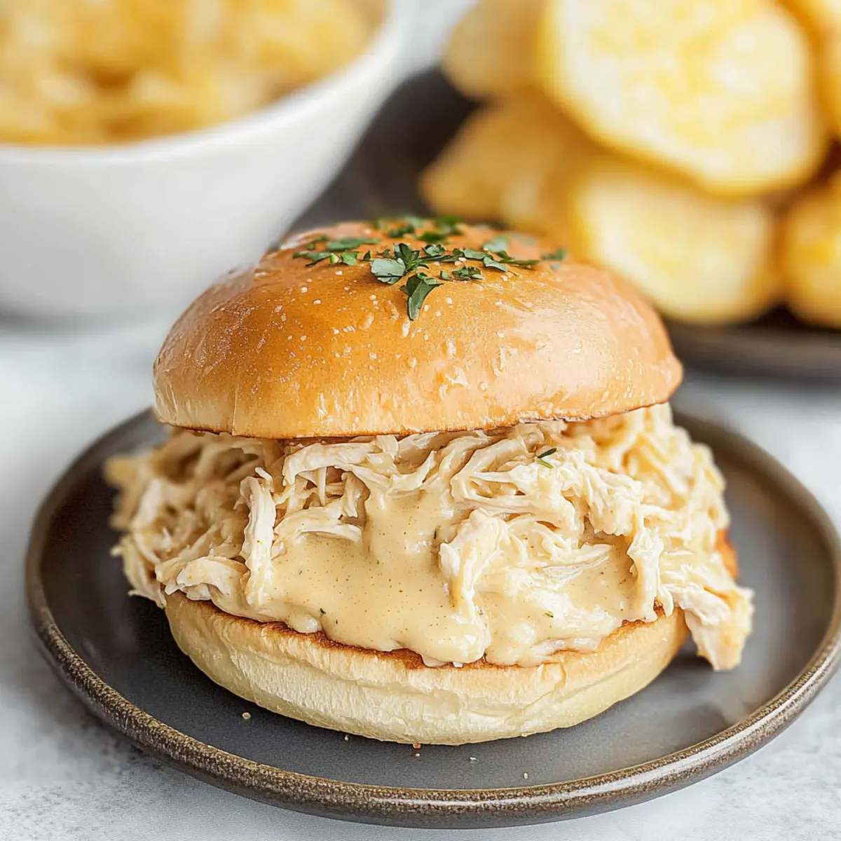 Ohio Shredded Chicken Sandwich