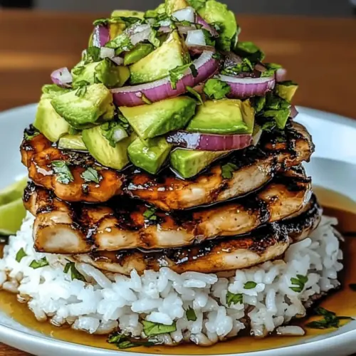 Tangy Honey Lime Chicken & Avocado Rice