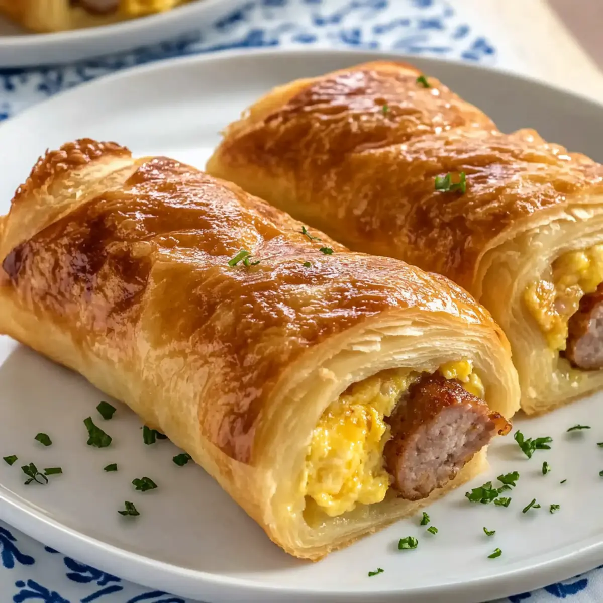 Sausage Egg Breakfast Roll-Ups