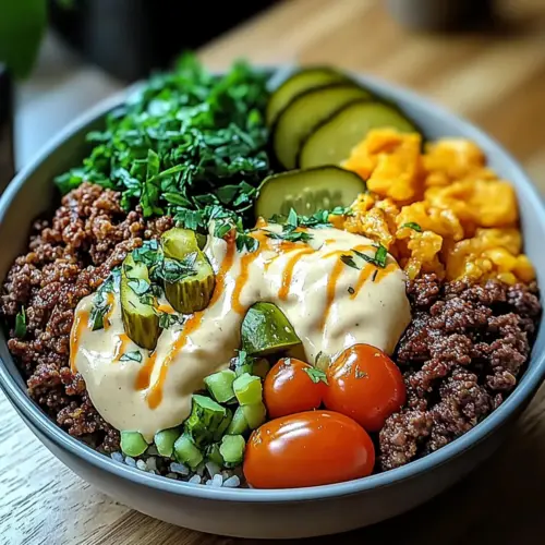 Amazing Burger Bowls