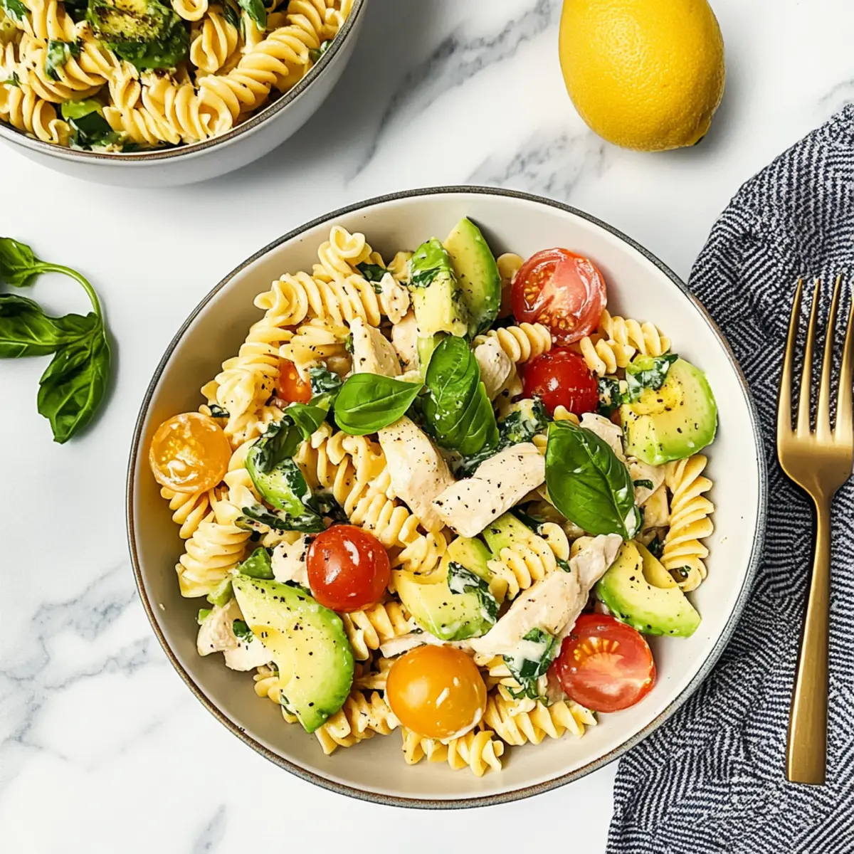 Chicken Avocado Pasta