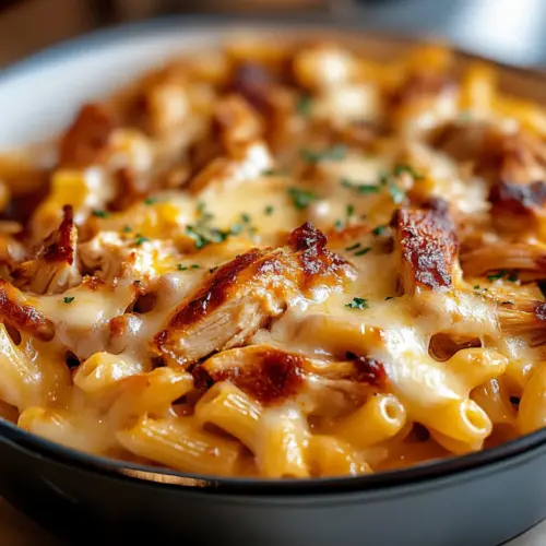 BBQ Chicken Mac and Cheese