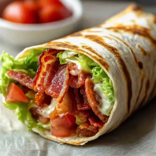 Gourmet BLT Wraps with Secret Sauce