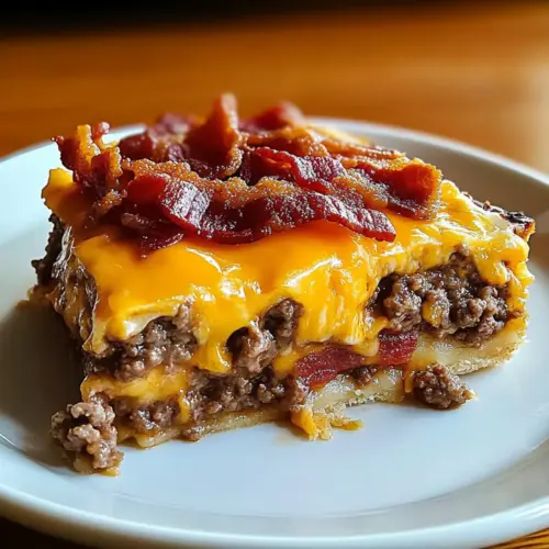 Bacon Cheeseburger Pie