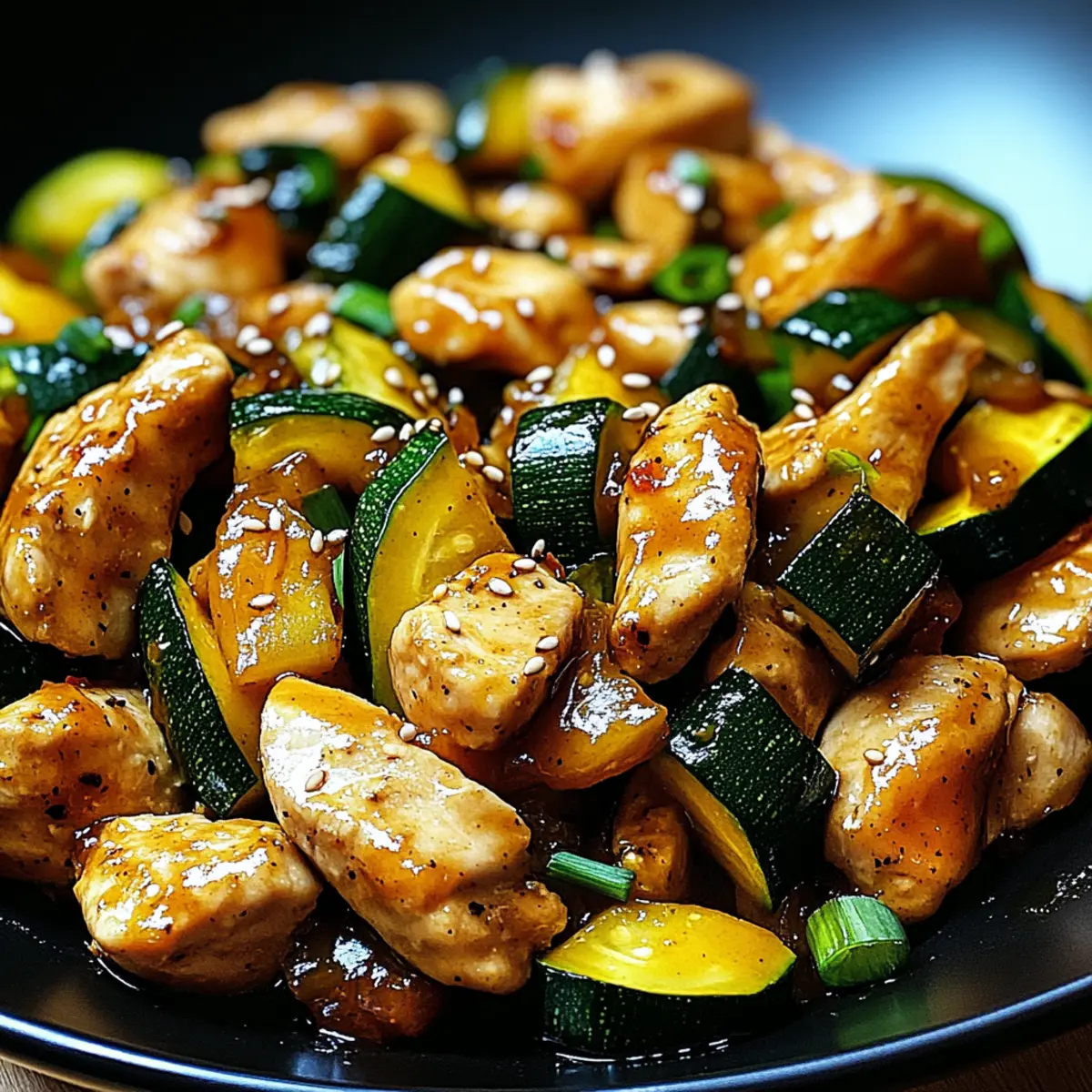 Chicken Zucchini Stir Fry