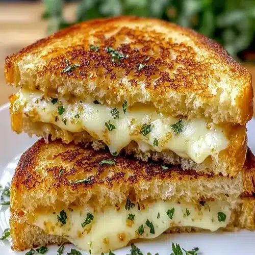 Garlic Bread Grilled Cheese