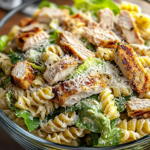 Chicken Caesar Pasta Salad