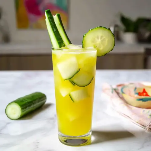 Pineapple Cucumber Agua Fresca