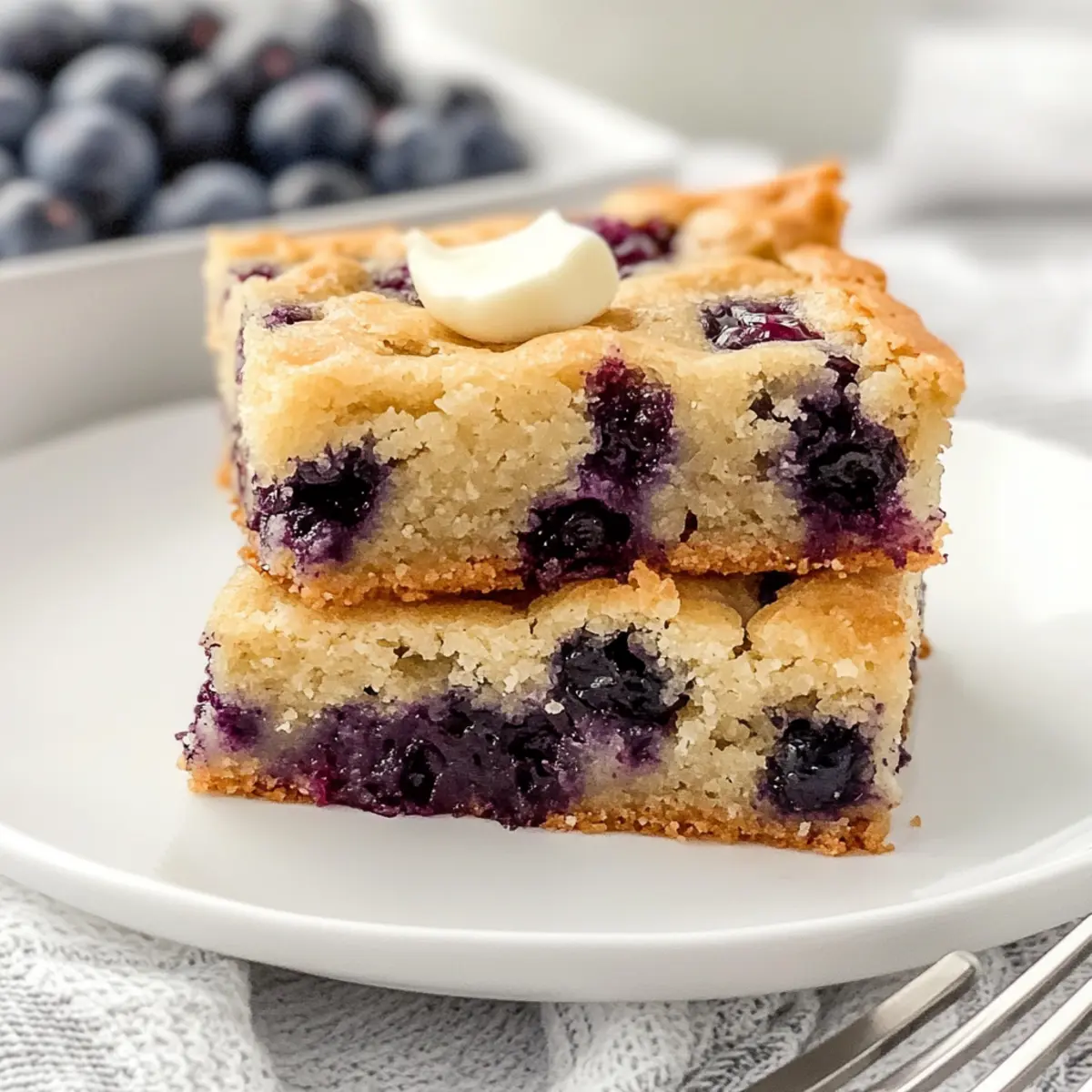 Blueberry Blondies