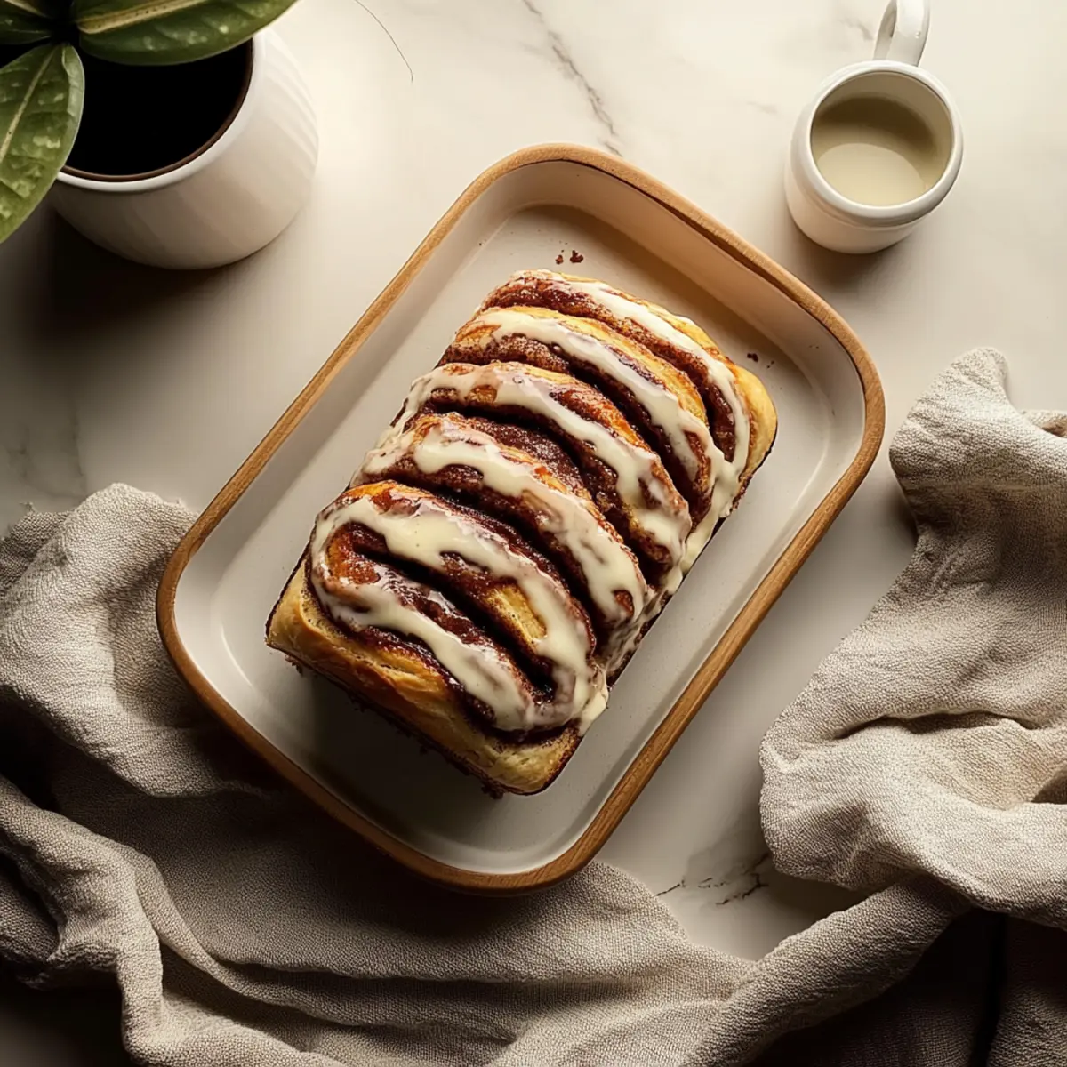 High-Protein Cottage Cheese Cinnamon Roll Bread
