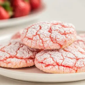 Strawberry Cake Mix Cookies Recipe