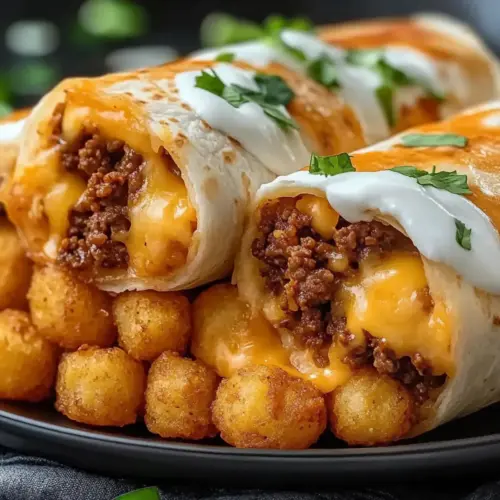 Cheesy Potato Burritos