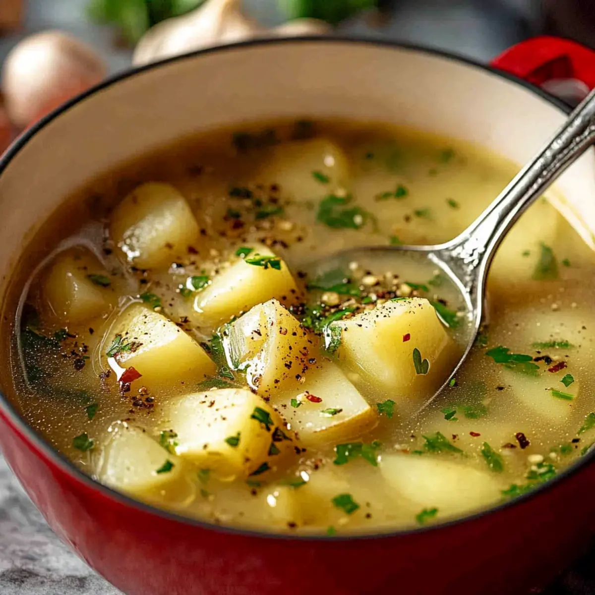 Garlic Potato Soup