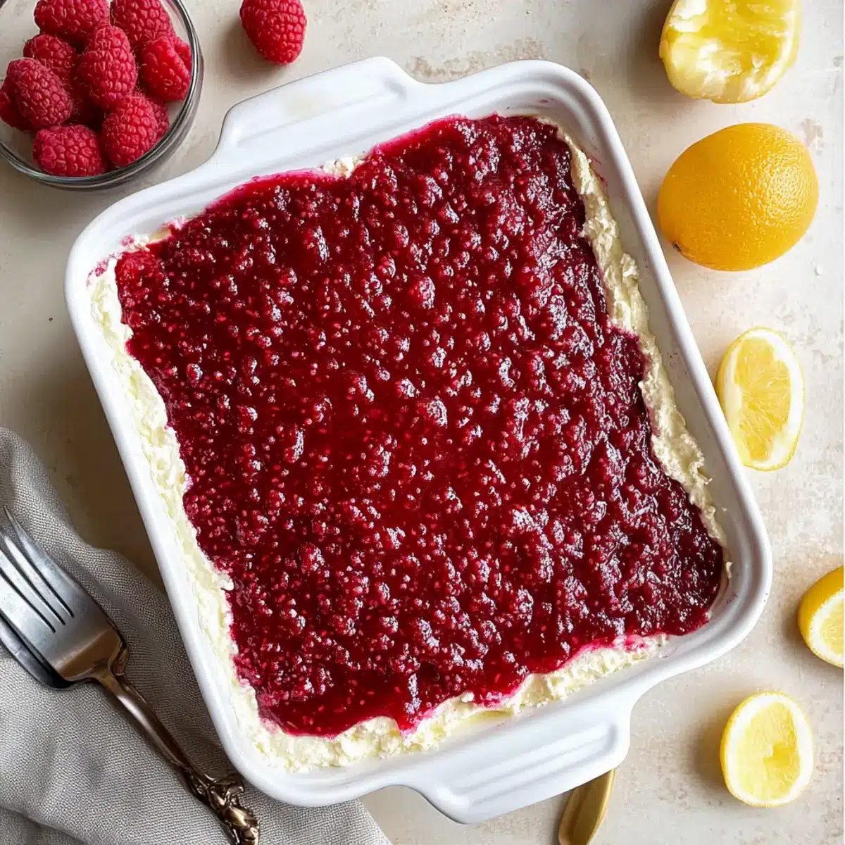 Fresh Raspberry Tiramisu