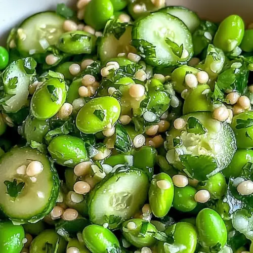 Cucumber Edamame Salad