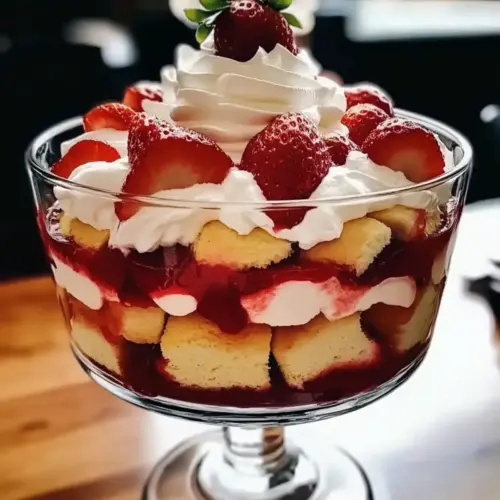 Easter Strawberry Shortcake Trifle